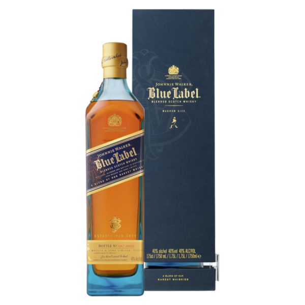 JOHNNIE WALKER BLUE LABEL SCOTCH BLENDED 1.75LI